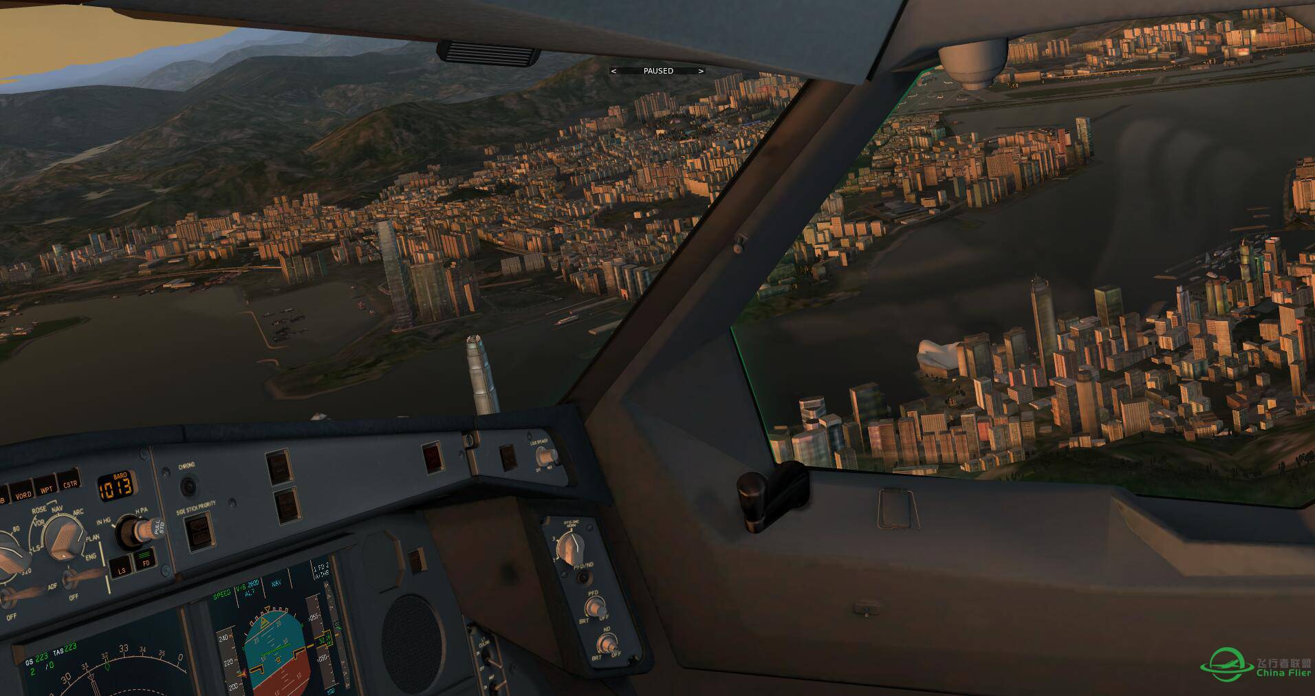 用330练习降落启德机场很不错-7119 