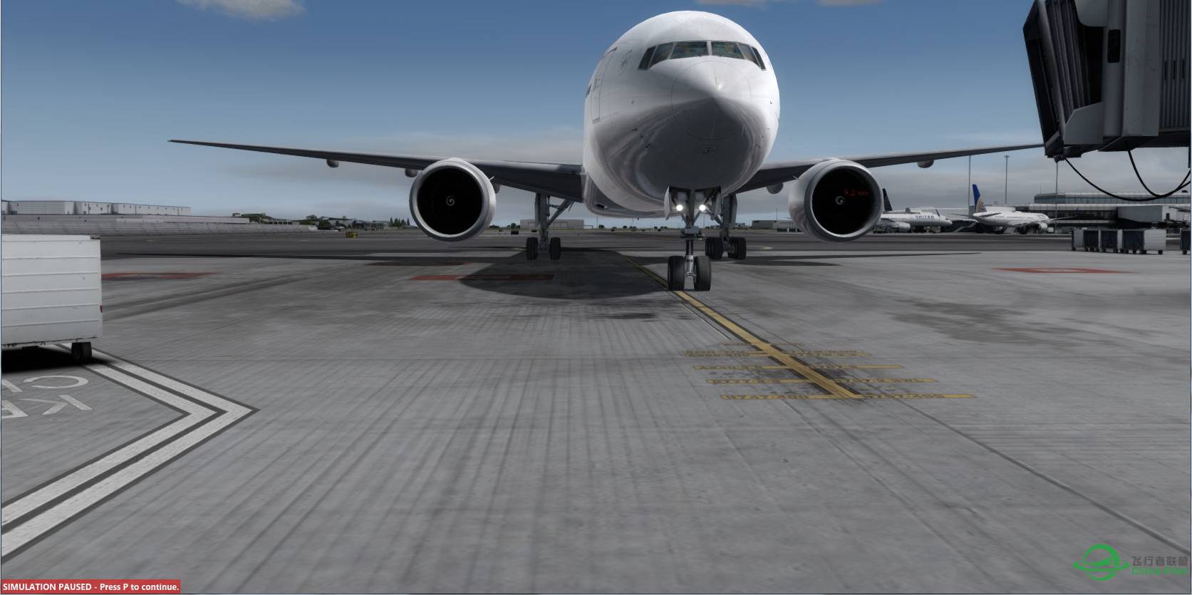 P3Dv3.2 东航 MU589 77W@KSFO-6288 