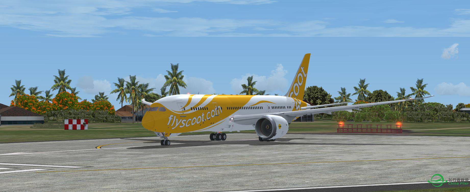 B787 scoot @ NCRG-8608 