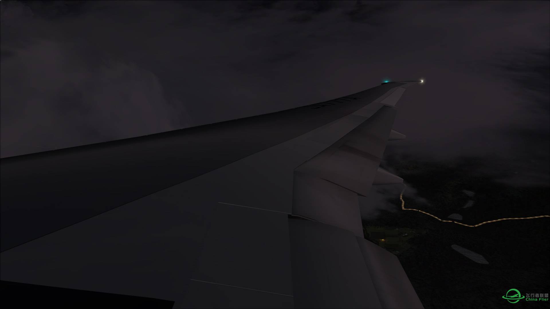 [FSX] HND国际线开发 全日空NH105 洛杉矶-东京羽田-6875 
