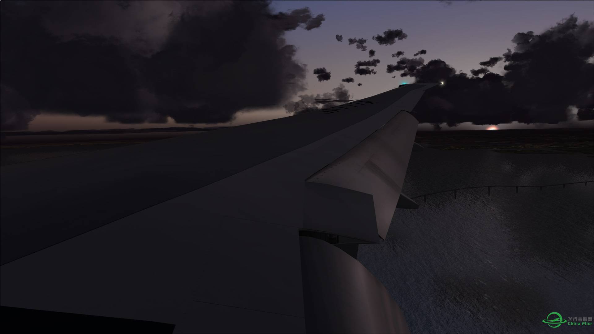 [FSX] HND国际线开发 全日空NH105 洛杉矶-东京羽田-421 