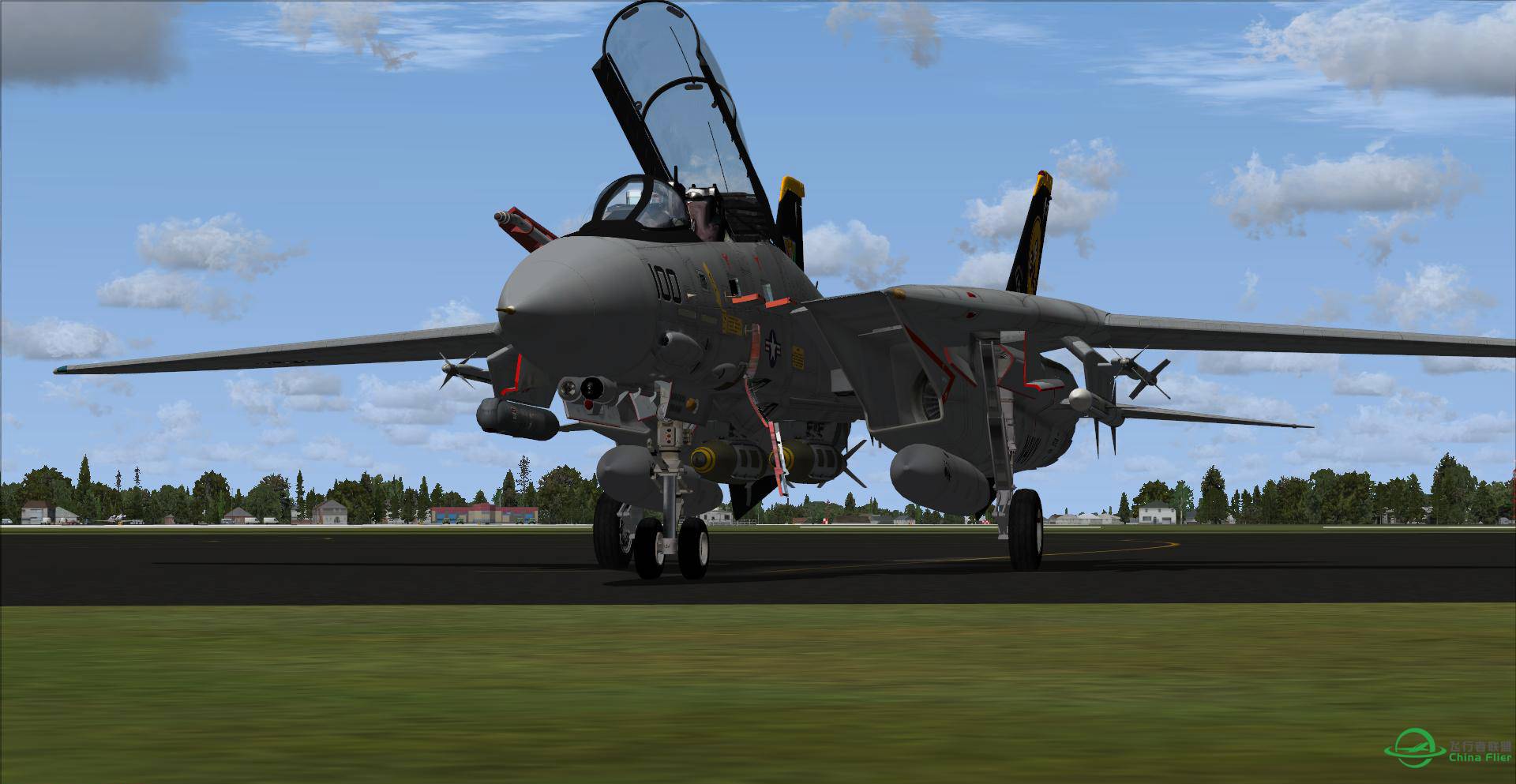 雄猫党，美国海军重型舰载机F-14 伴我历程 【Tomcat】-6503 