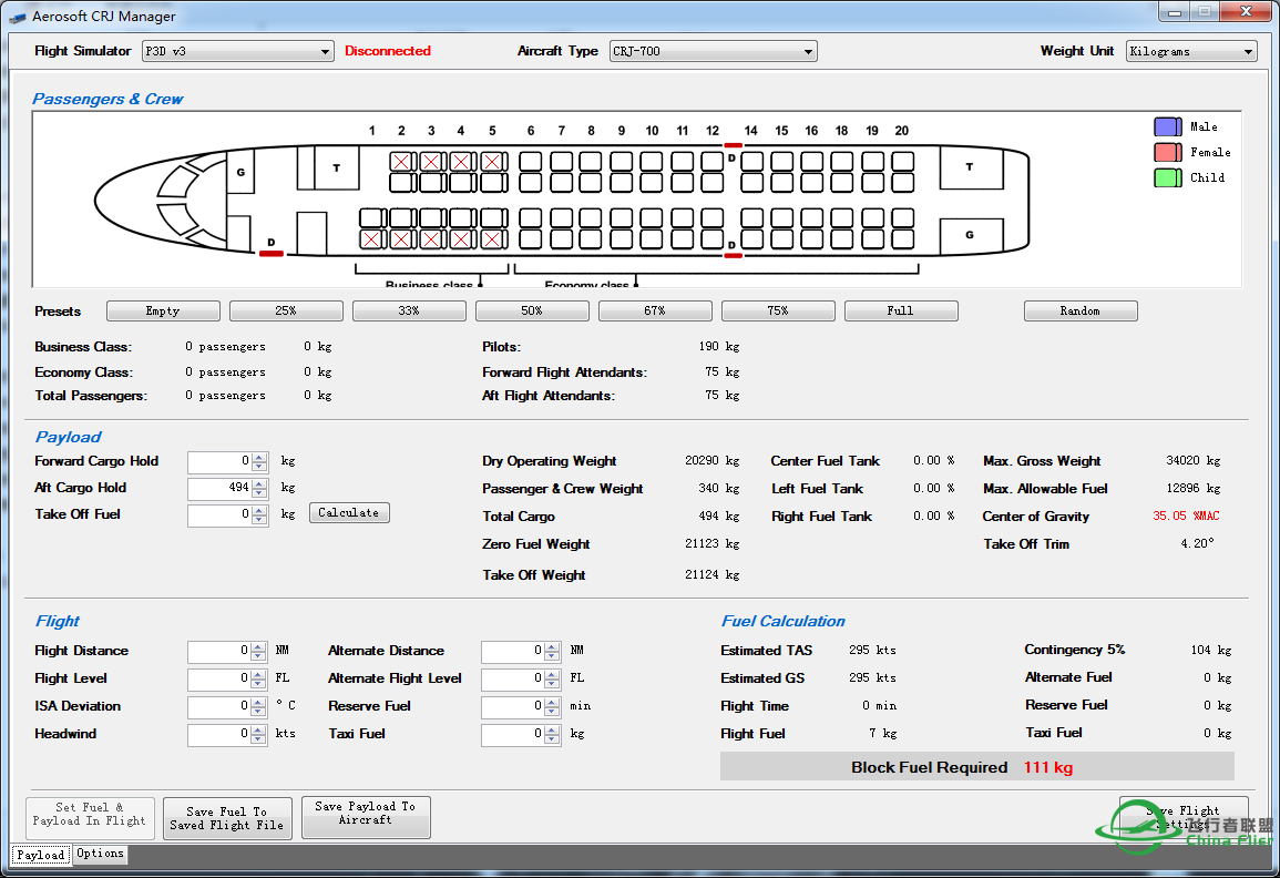 关于aerosoft crj700/900 P3D鼻轮不正的问题！CRJ Manager显示不对...-7663 