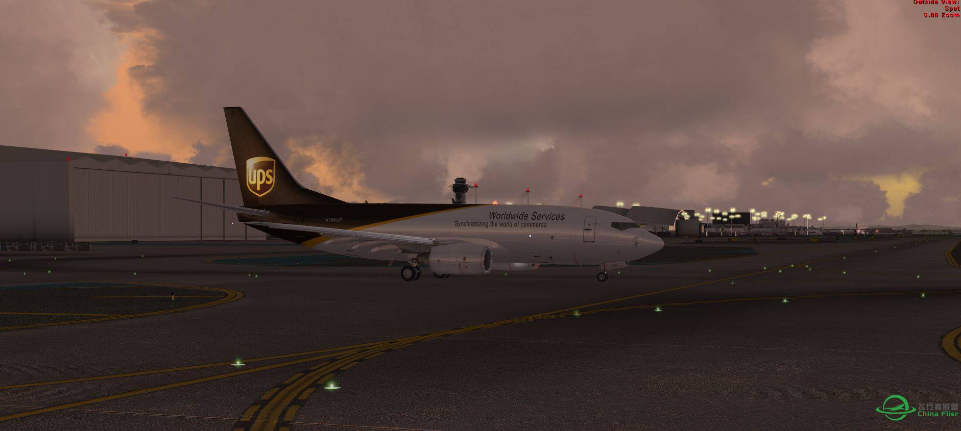 B737 UPS @ KLAX 送貨-1184 