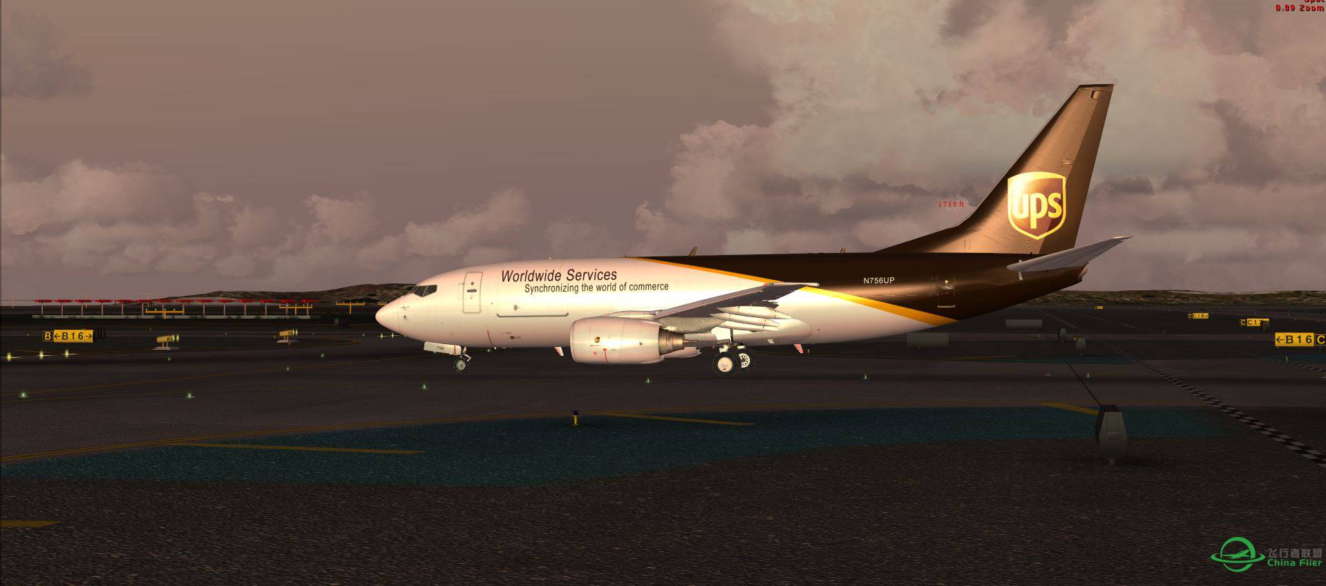 B737 UPS @ KLAX 送貨-4629 