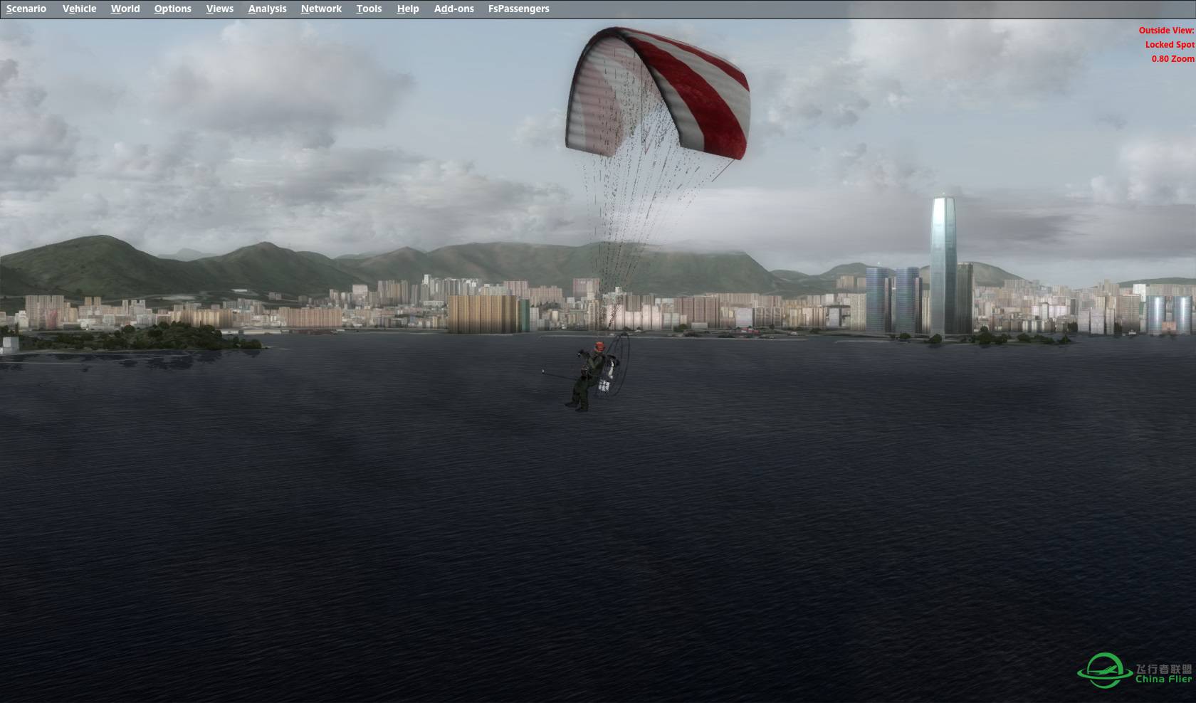 滑翔伞漫游香港-700 