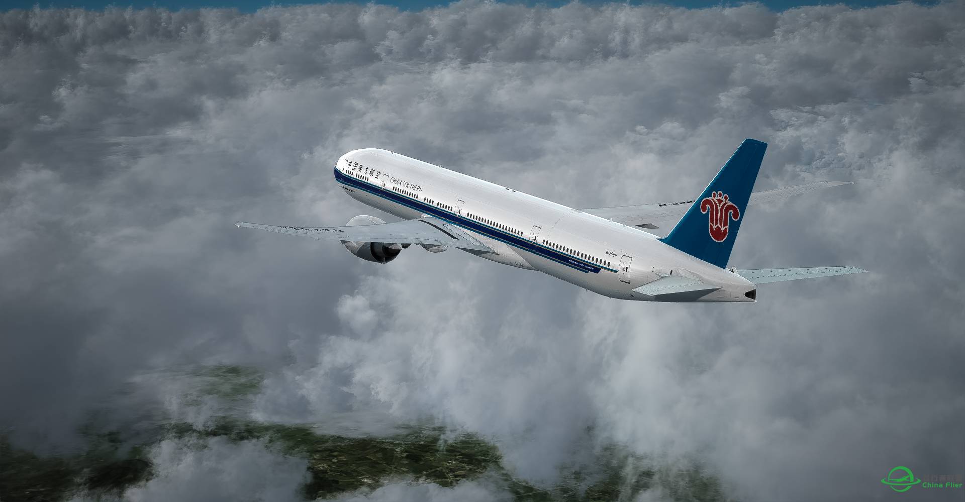 P3D 中国南方航空 PMDG 777-6520 