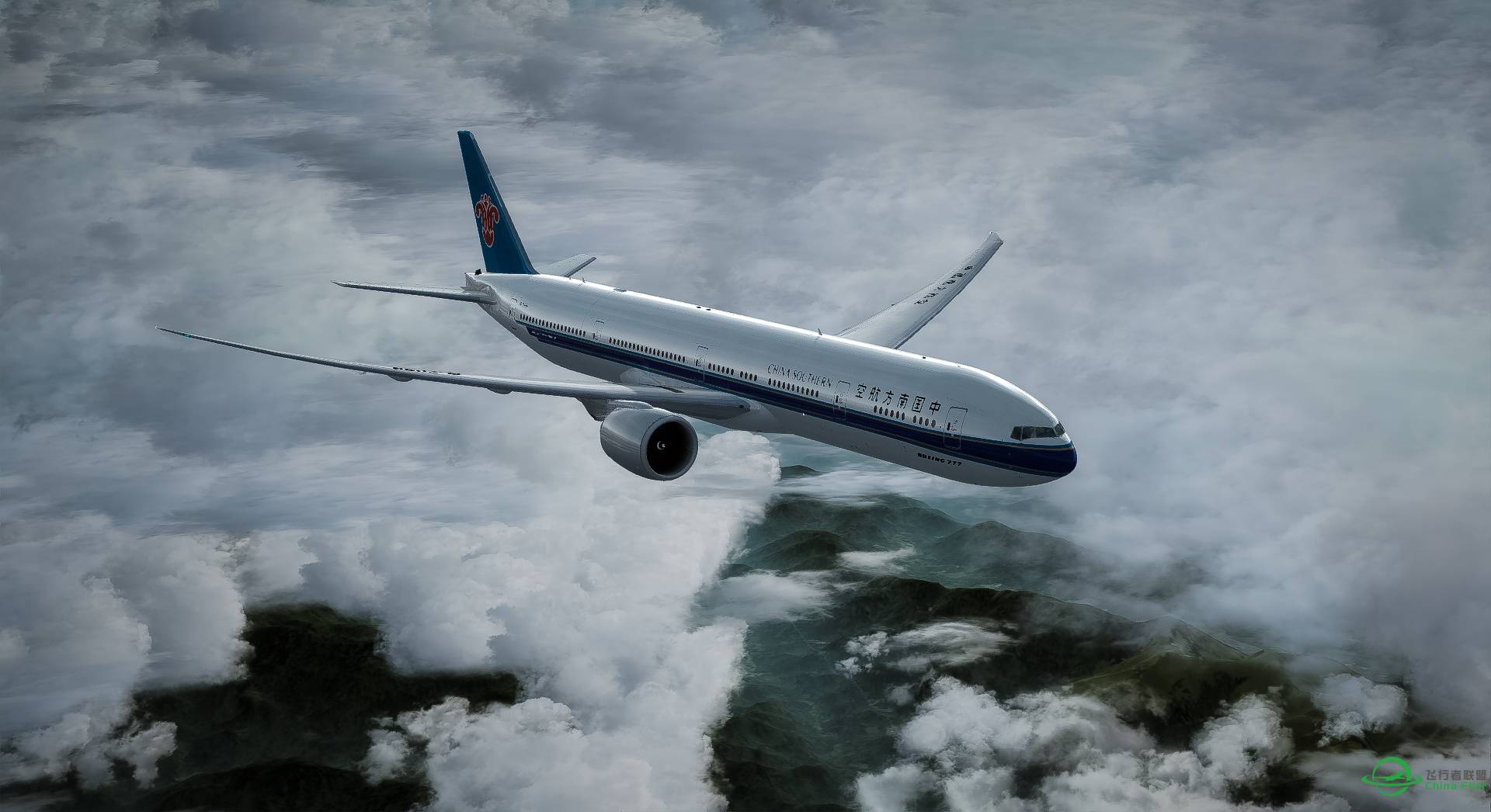 P3D 中国南方航空 PMDG 777-1138 