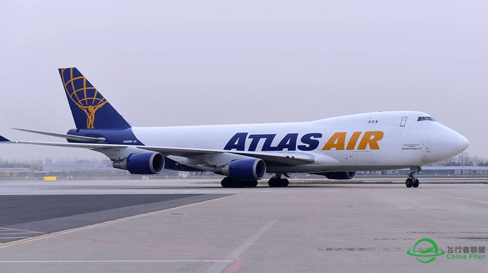 降落青岛的澳大利亚航空747货机-5315 