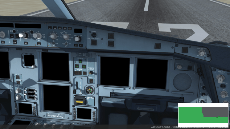 Aerosoft A330X驾驶舱预览-9011 