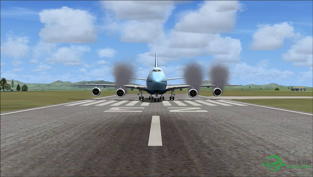 PMDG747引擎冒烟问题？-9622 