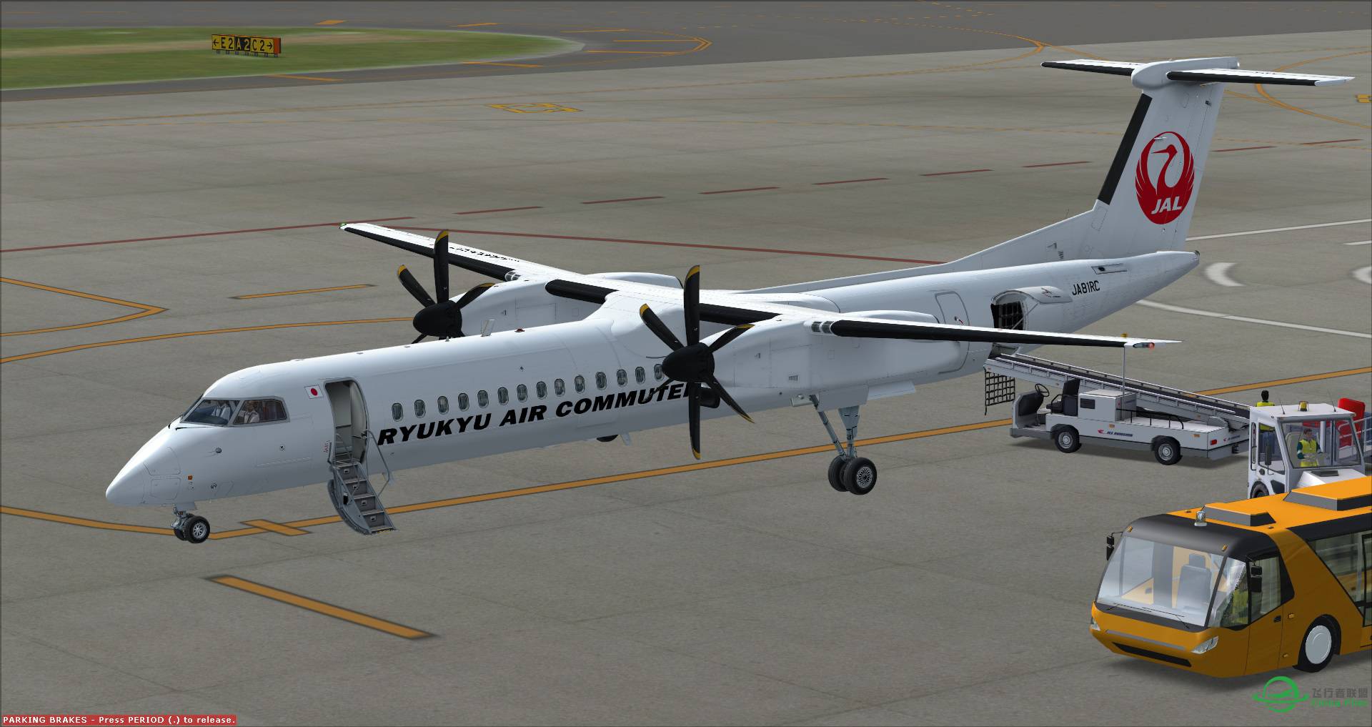 [Q400试飞] JAL 冲绳-石桓岛-5438 