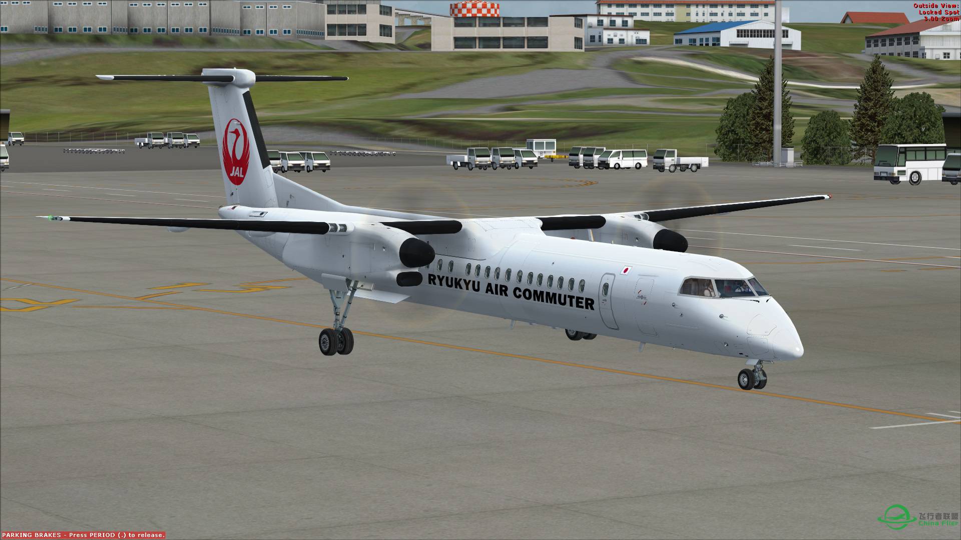 [Q400试飞] JAL 冲绳-石桓岛-2571 