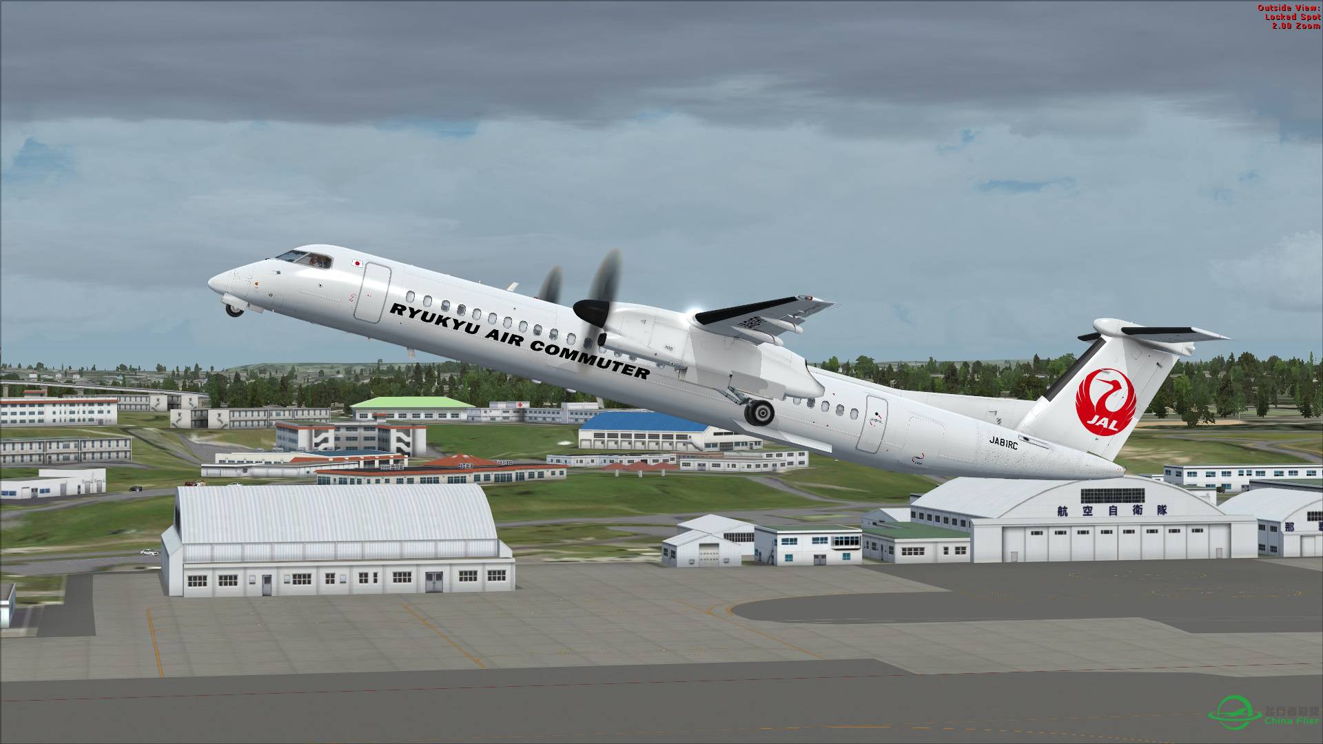 [Q400试飞] JAL 冲绳-石桓岛-5913 