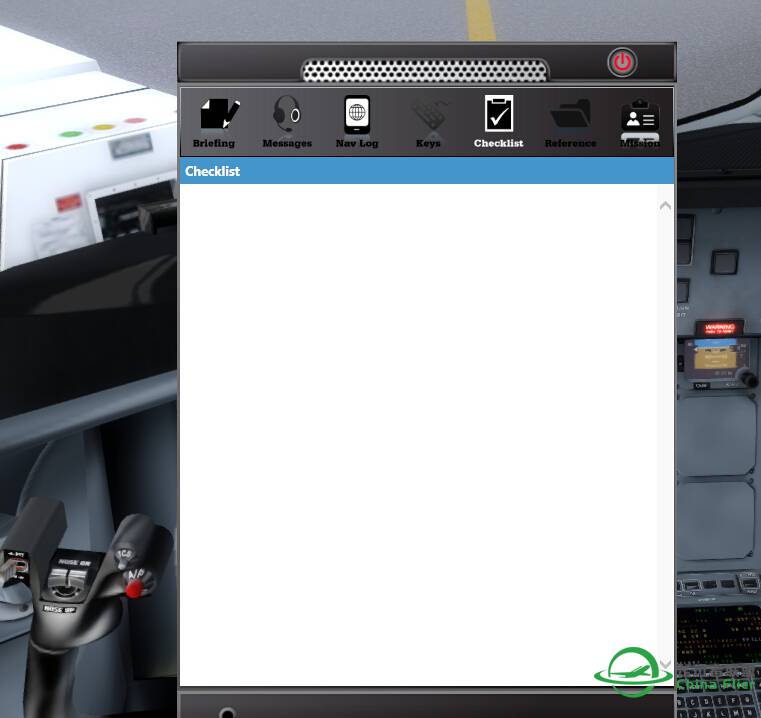 p3dv3 膝板怎么能显示出航图和检查单-7728 