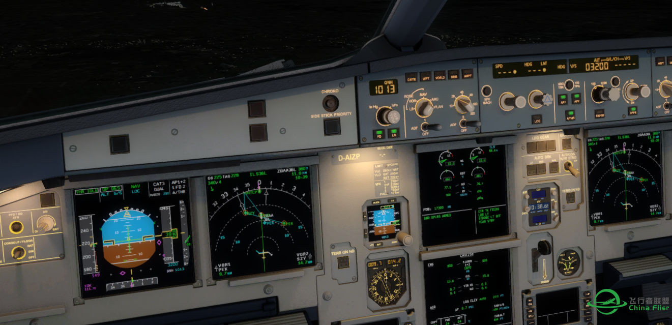 A320点亮APP为何还是高度保持？求大神-5730 