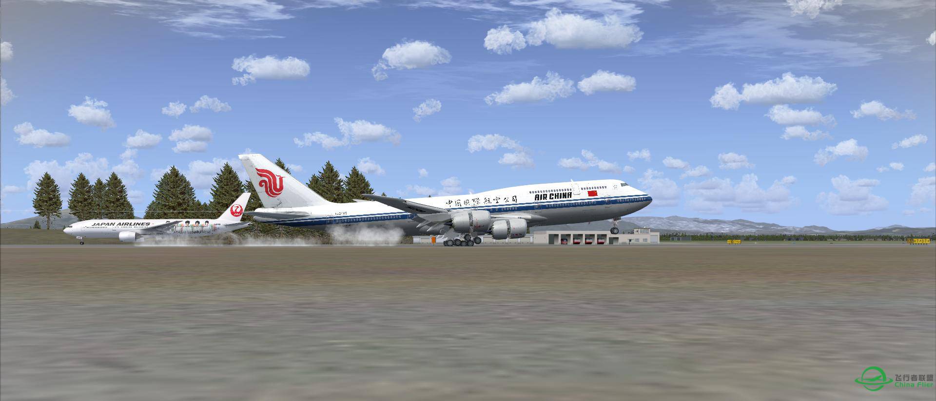 久违的空中女皇，国航748 落地 日本新千岁机场-7153 