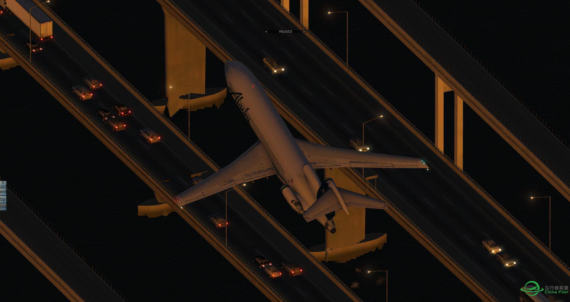 黄昏时的vhhh车流如织灯火阑珊-8446 