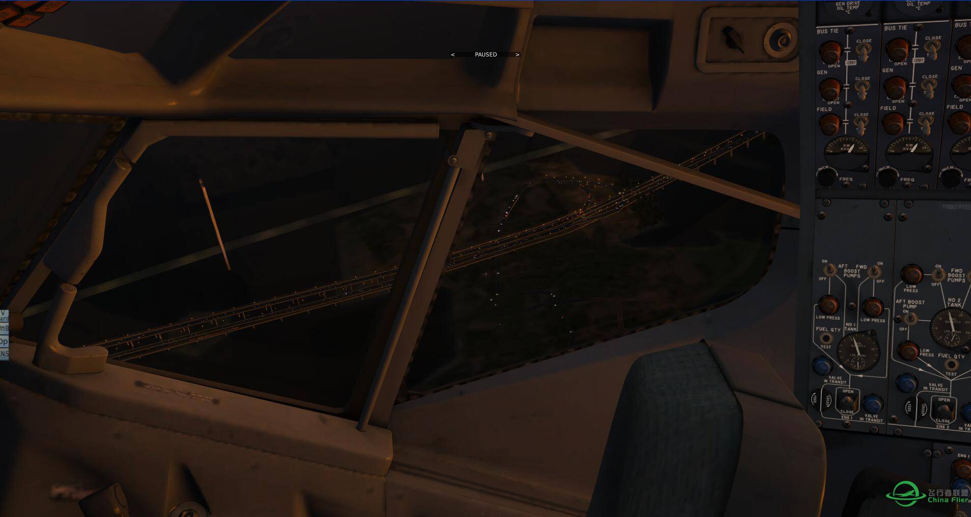 黄昏时的vhhh车流如织灯火阑珊-7357 