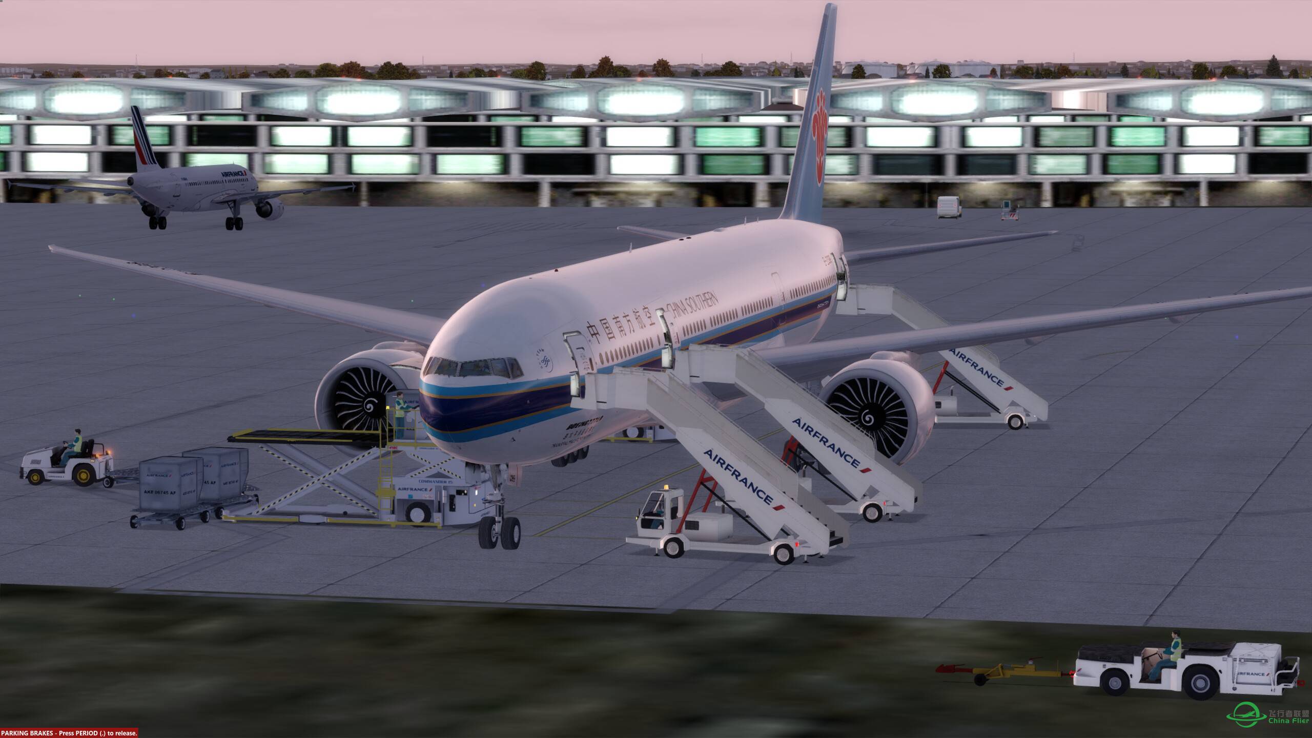 环球飞行第十站 夜航巴黎-图卢兹-9770 