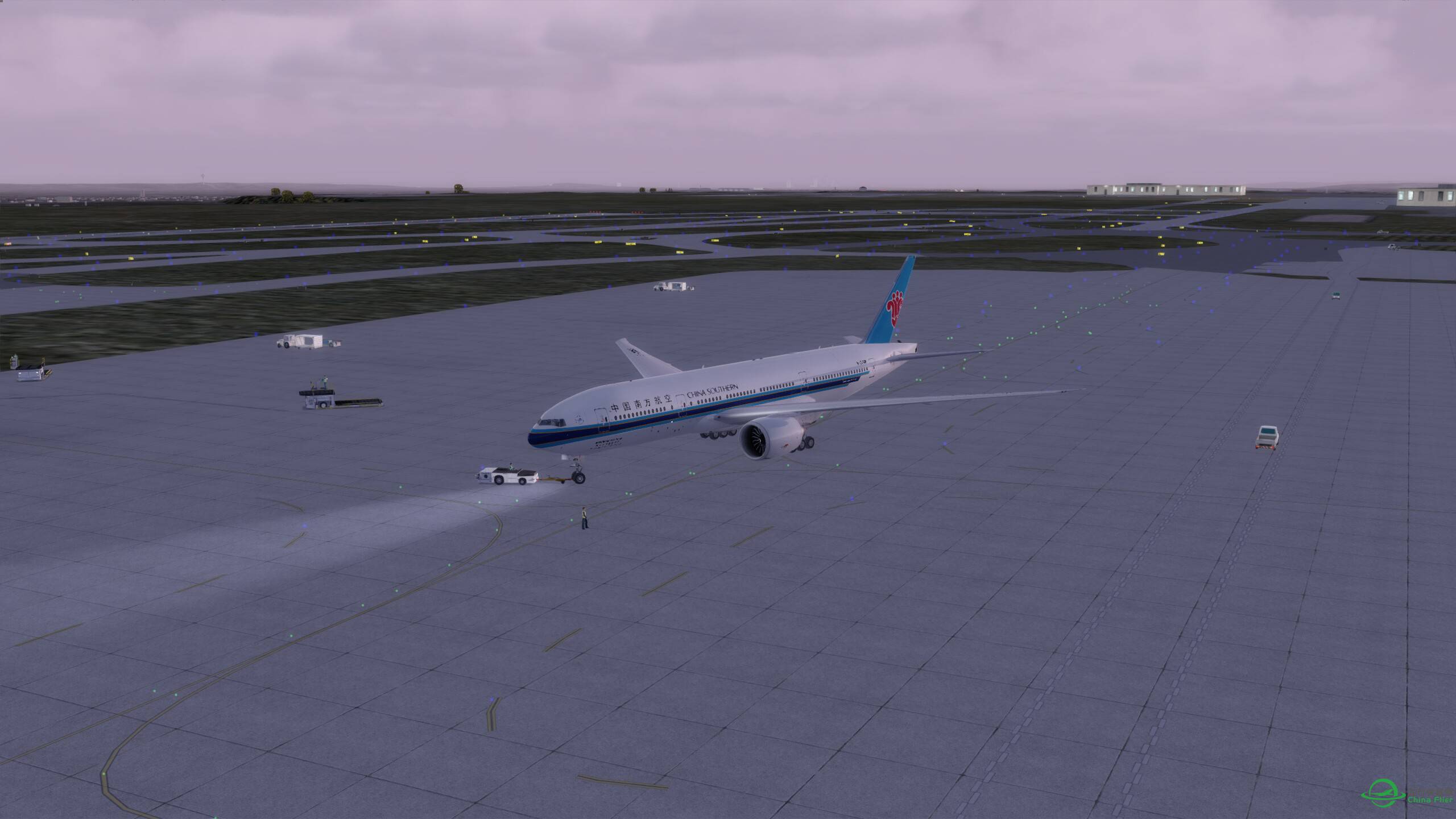 环球飞行第十站 夜航巴黎-图卢兹-6651 