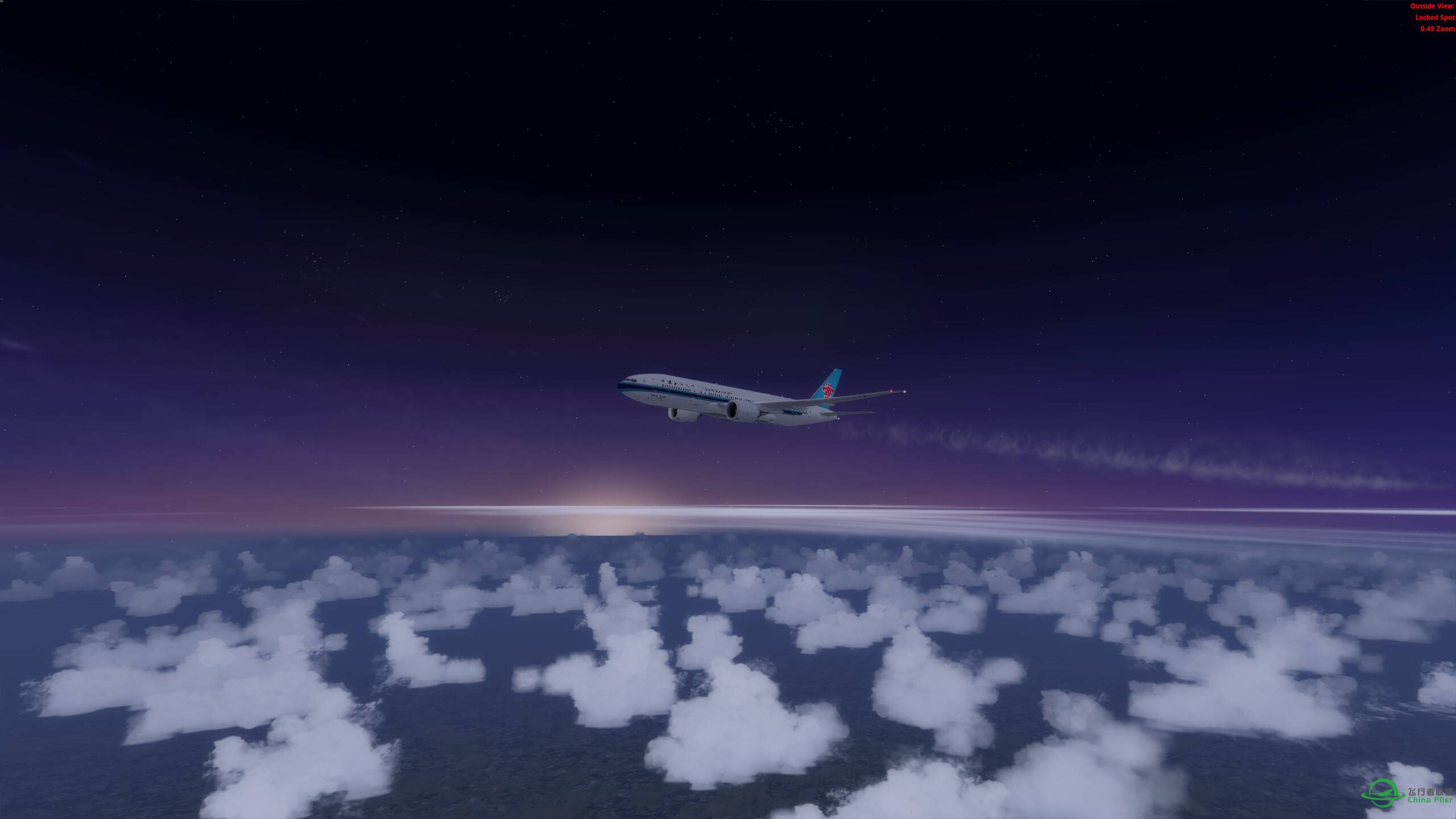 环球飞行第十站 夜航巴黎-图卢兹-9353 