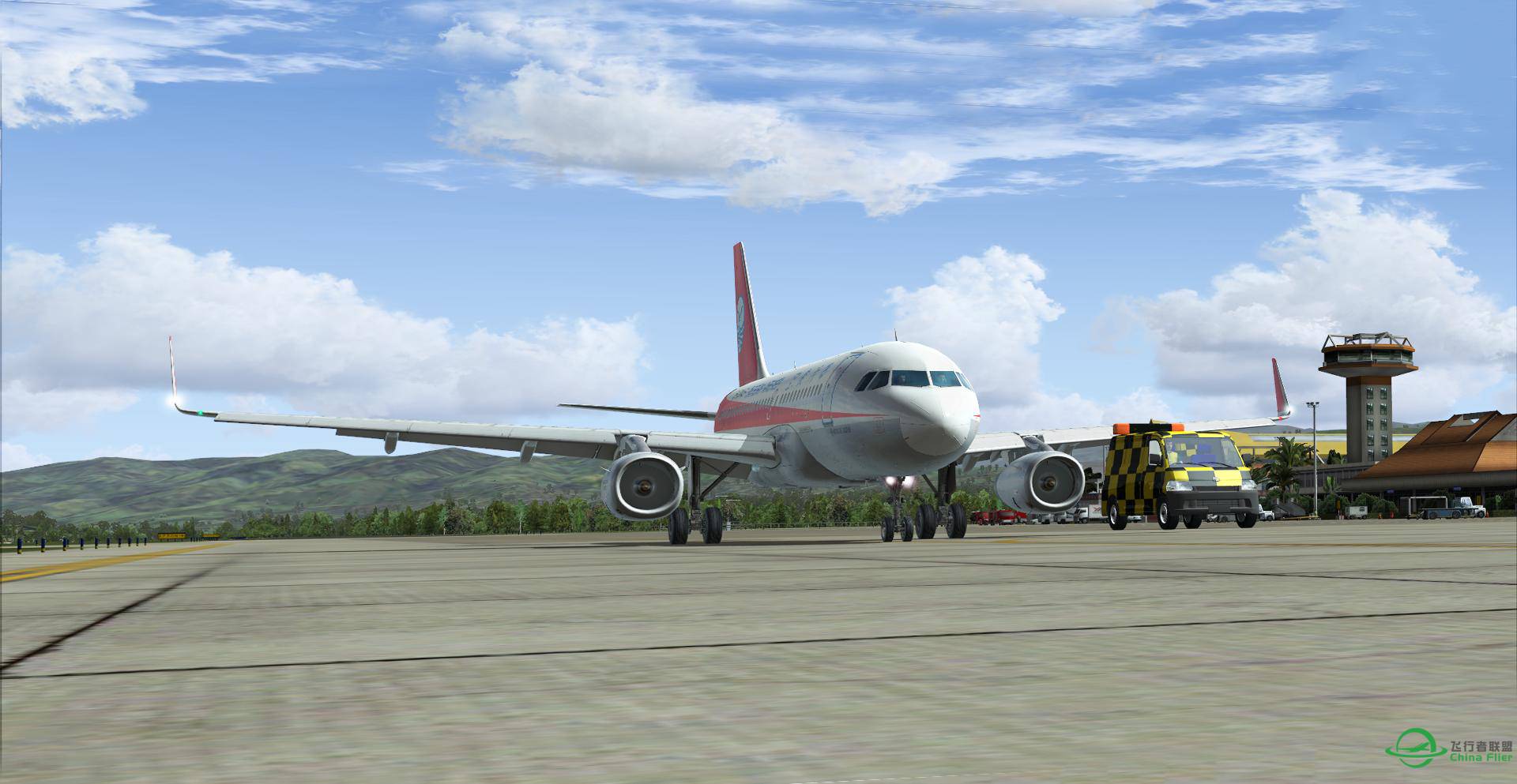 四川航空 不丹帕罗 直飞 西双版纳景洪机场-7520 