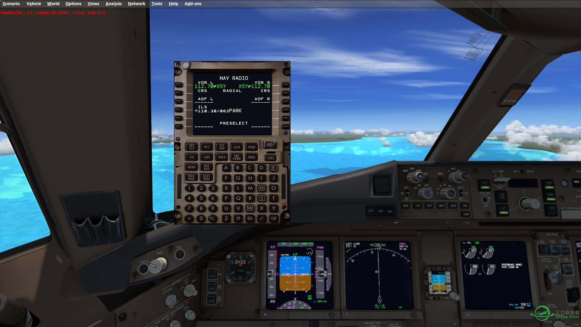 P3D盲降16图！PMDG777ILS自动降落-8059 