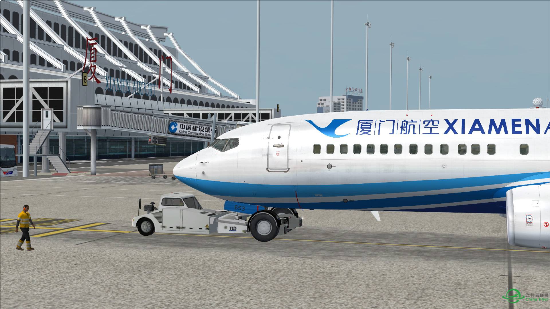 新机场就航 厦门航空MF8075 厦门-宁波-8013 