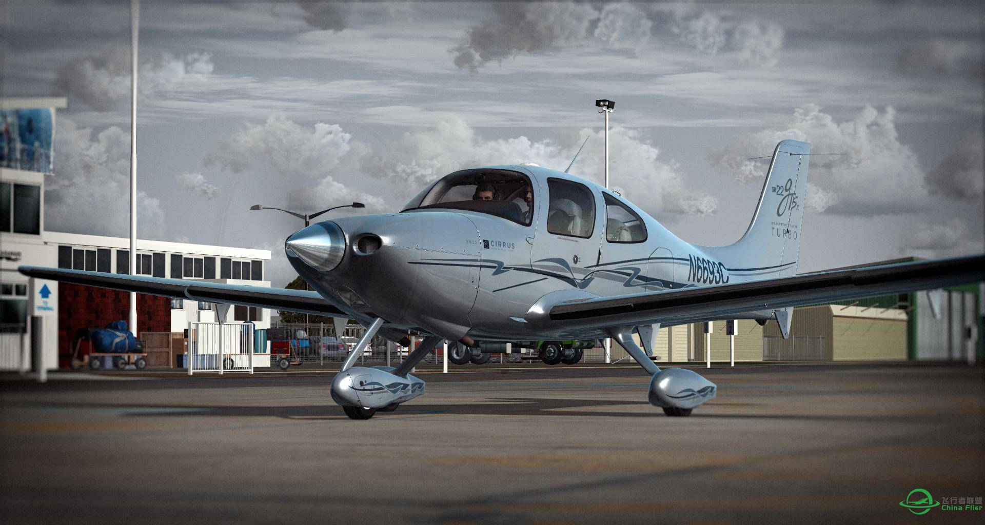 低空飞行的魅力，SR22飞鸿300-3830 