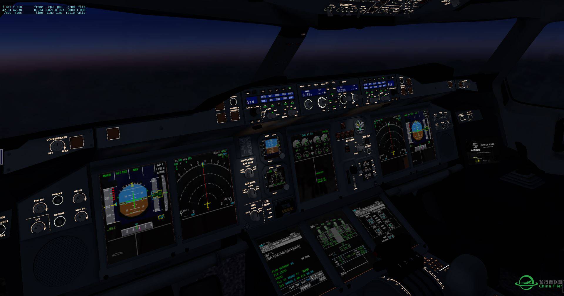 论坛虚航第一部A380执飞WSSS---KSEA-580 