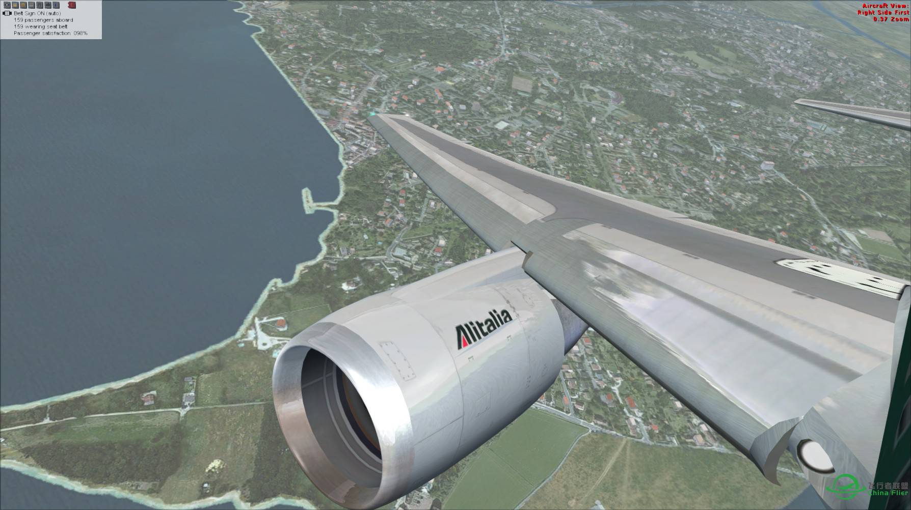 意大利航空 767-300ER 罗马-吉隆坡-6628 