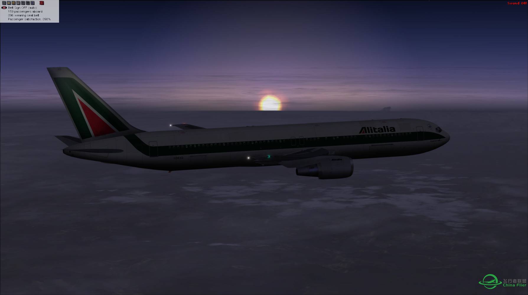 意大利航空 767-300ER 罗马-吉隆坡-5036 