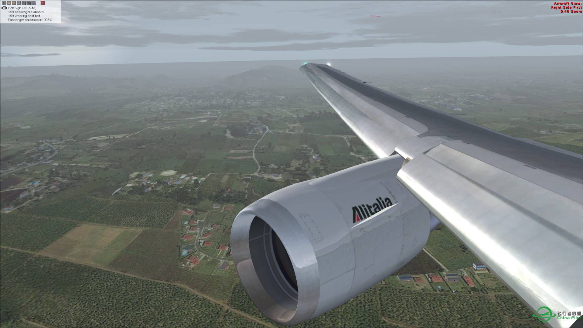 意大利航空 767-300ER 罗马-吉隆坡-2466 