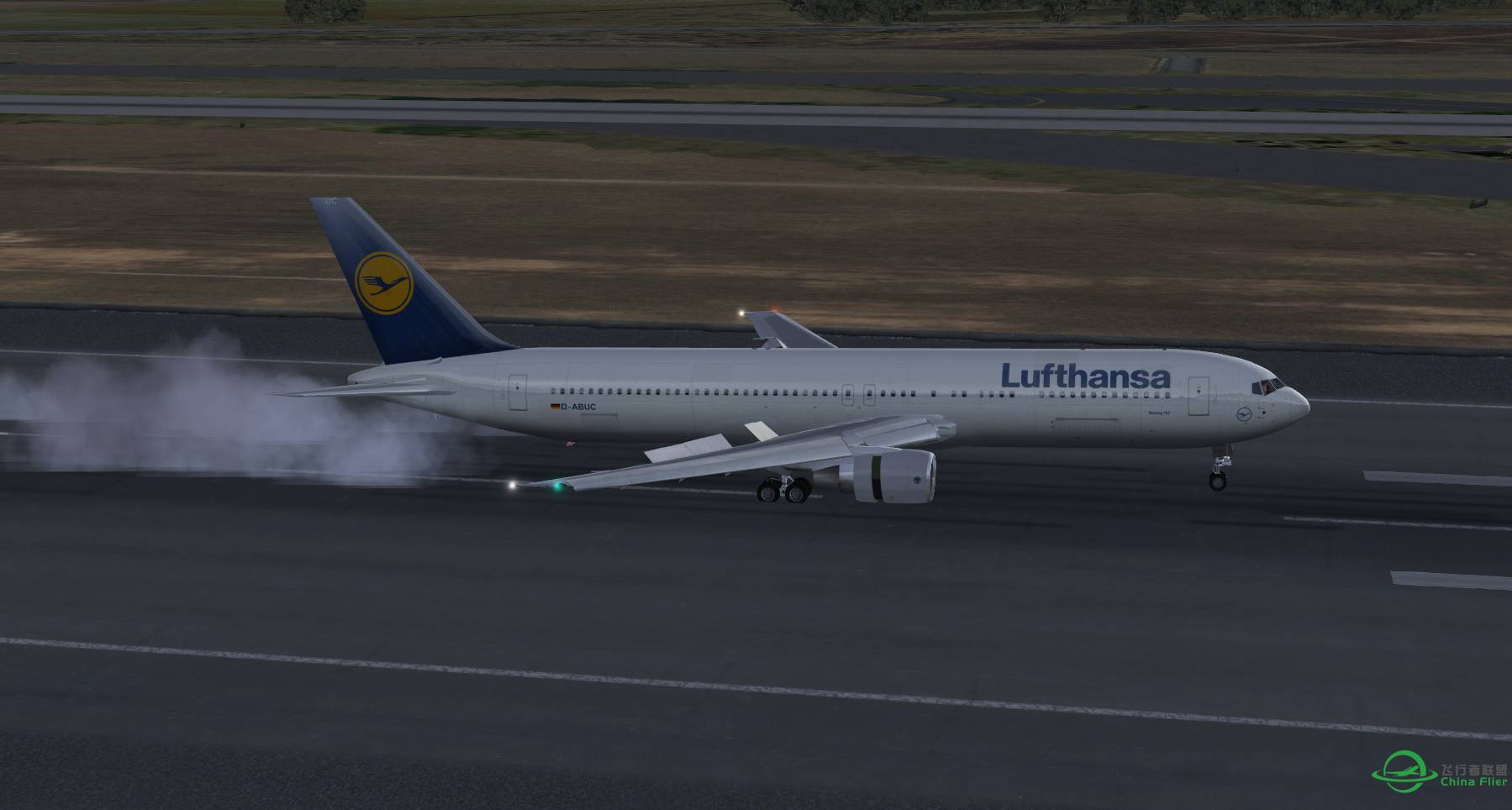 汉莎航空 767-300ER 雅加达-罗马-7046 