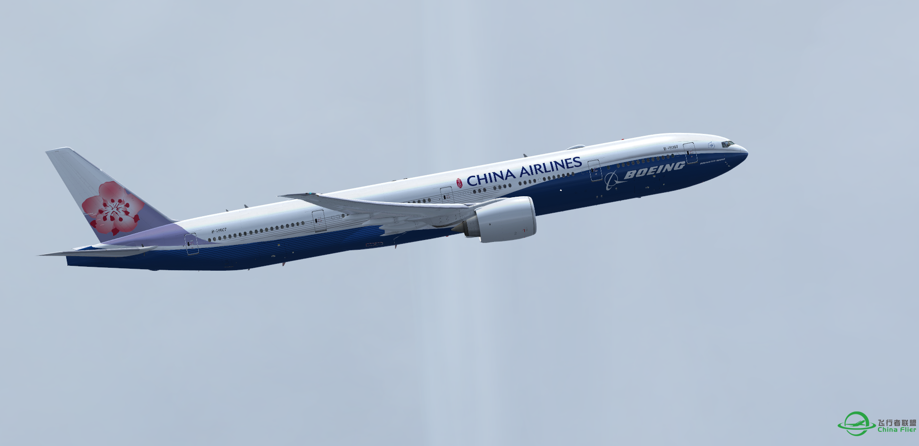 B777 ChinaAirline B18007-4152 