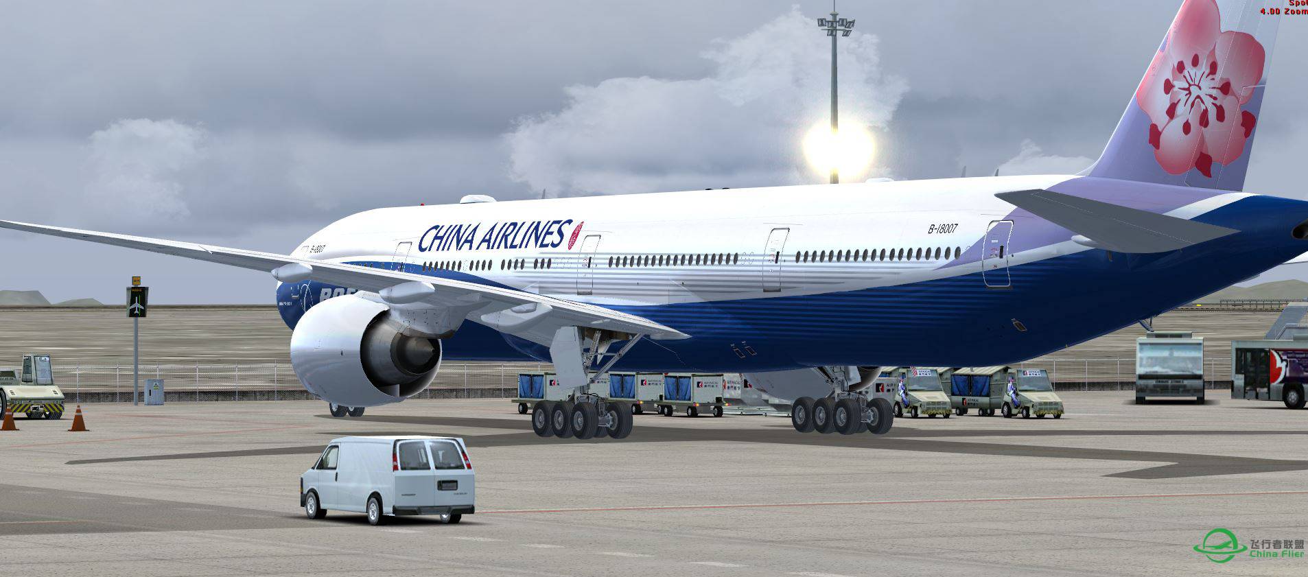 B777 ChinaAirline B18007-2475 