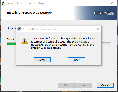 P3DV3安装错误-8265 