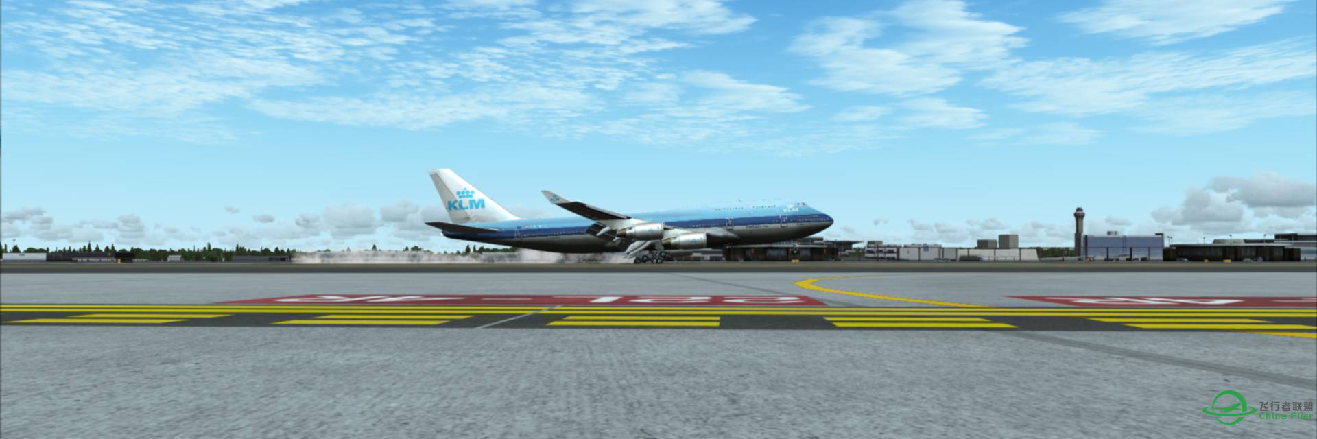 KLM荷兰皇家航空老涂装 圣马丁直飞 纽瓦克自由国际机场-5686 