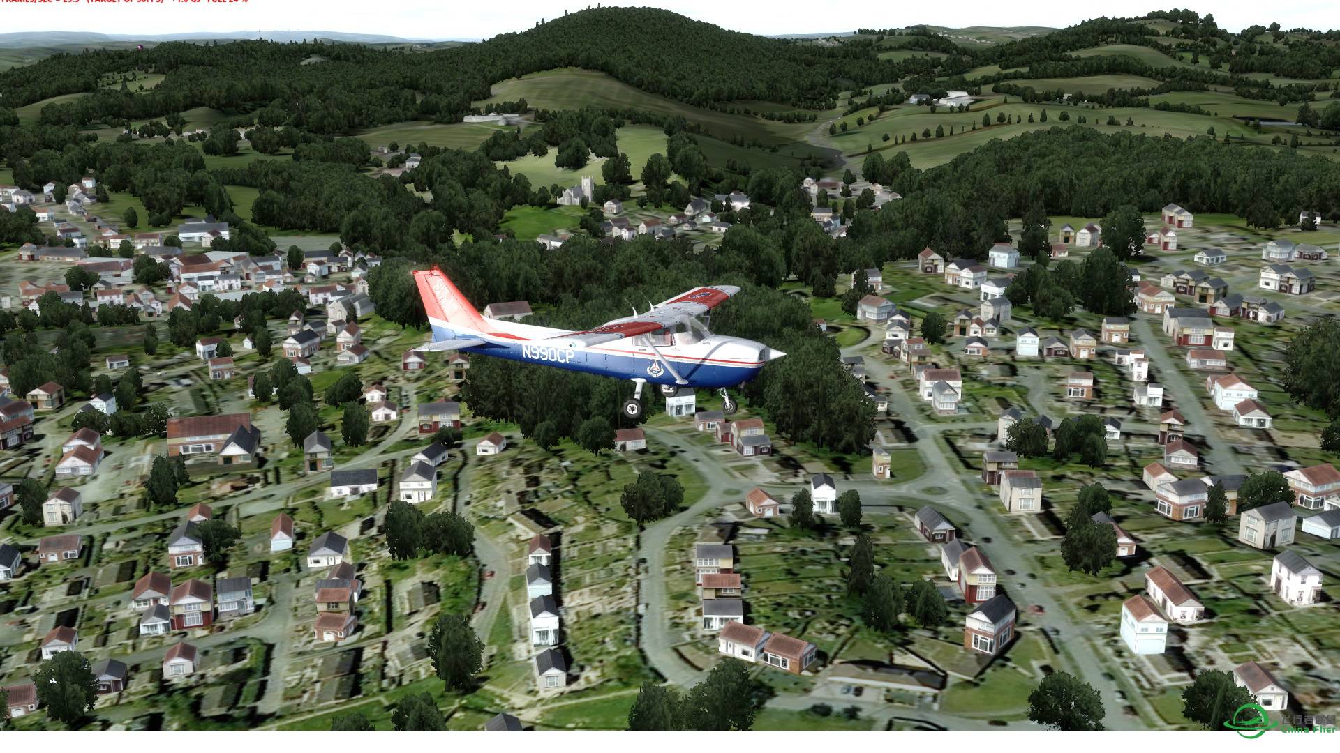 ORBX P3DV3.3.5 北爱尔兰 EGCW附近-8800 