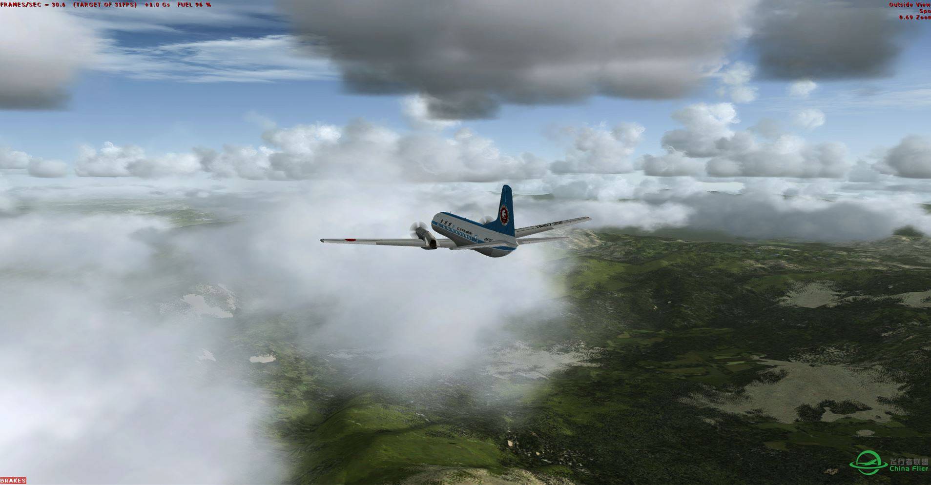 日本双引擎经典 凤凰YS-11 FSX-7469 