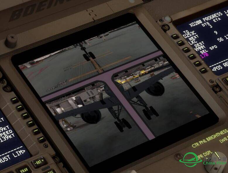 升级P3D 3.3.5后，77W的摄像机镜头变了-7621 