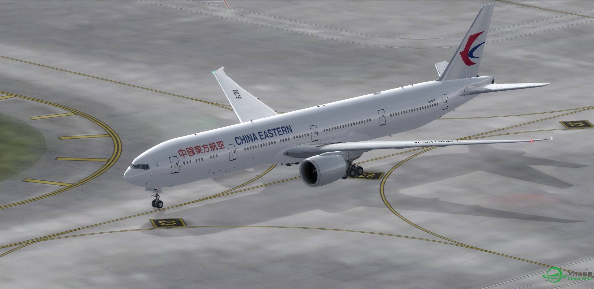 Prepar 3D ZSPD-ZGGG B777-300ER-7098 