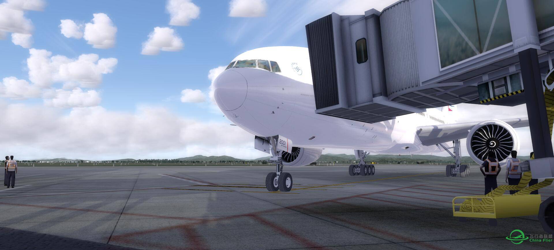 Prepar 3D ZSPD-ZGGG B777-300ER-8824 