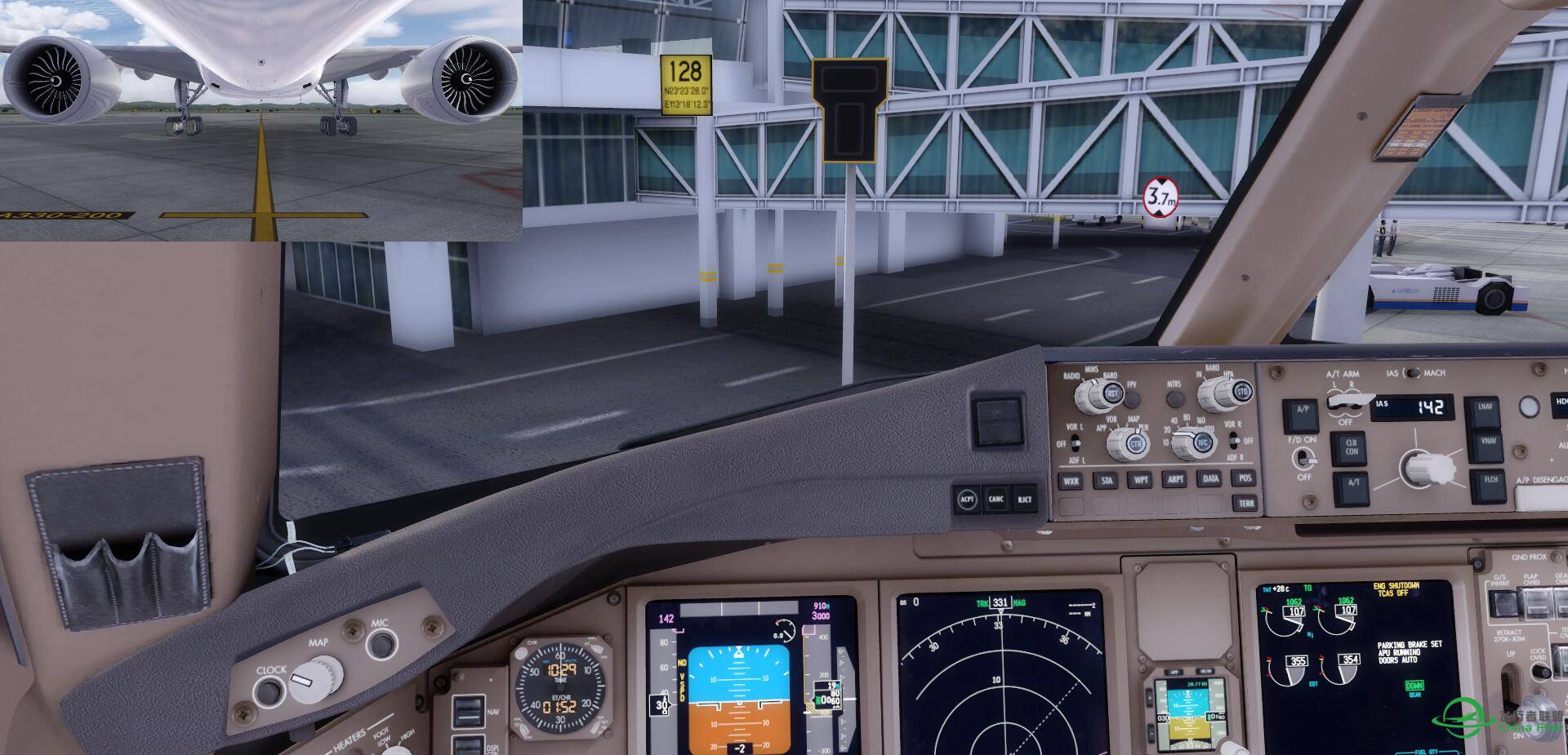 Prepar 3D ZSPD-ZGGG B777-300ER-8049 