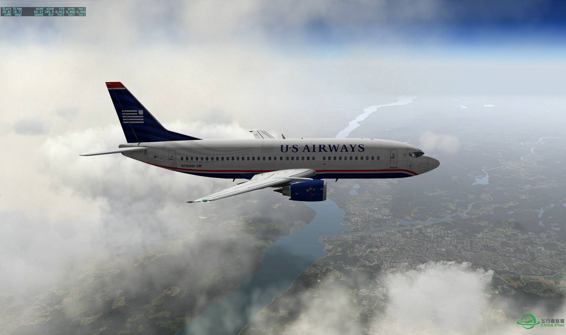 {XPLANE 10} KEWR APP FINAL to LANDING-2518 