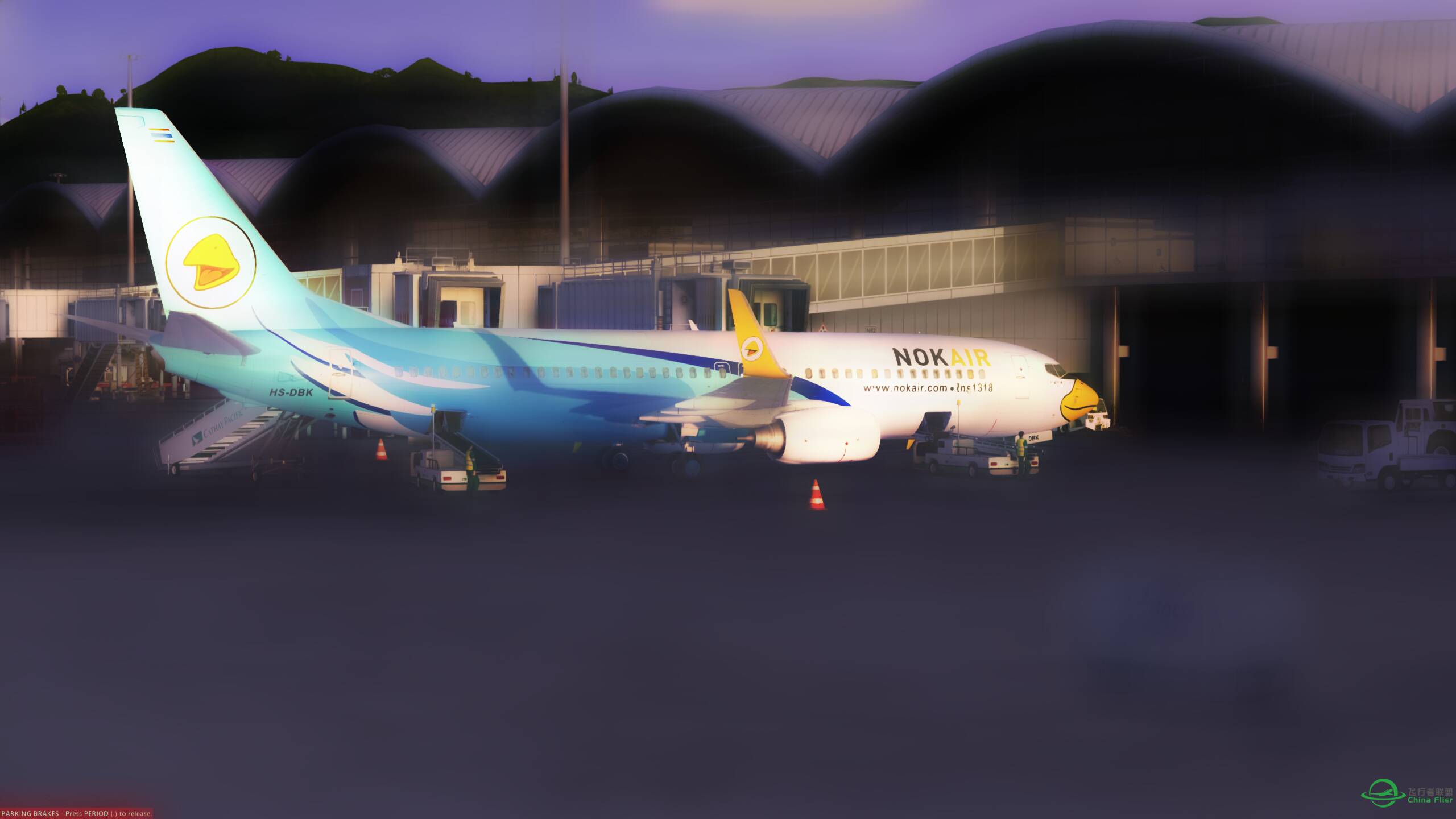 第三次联飞，落地香港赤腊角机场-6722 