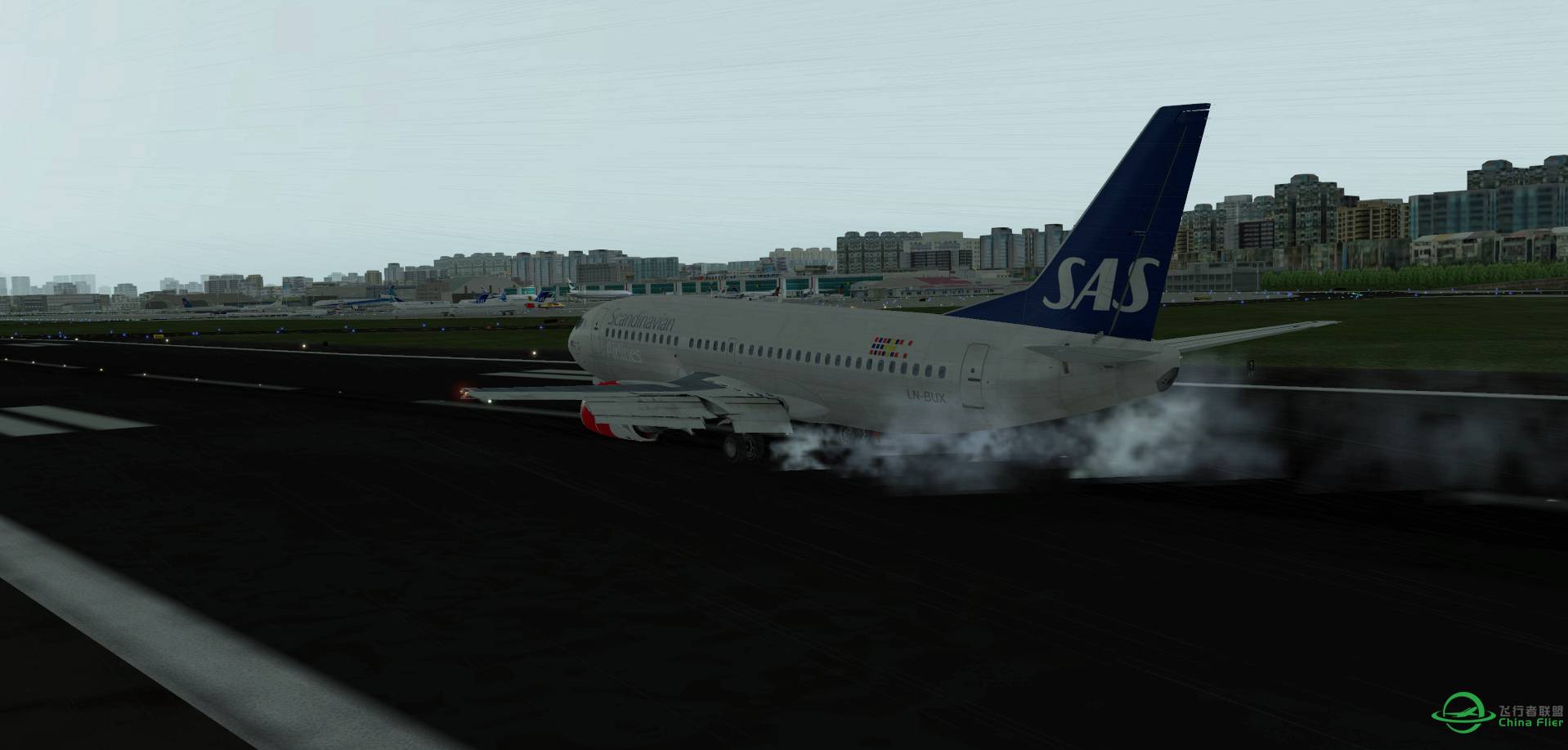 听说台风要登陆了于是挂真实天气飞一班台湾-3093 