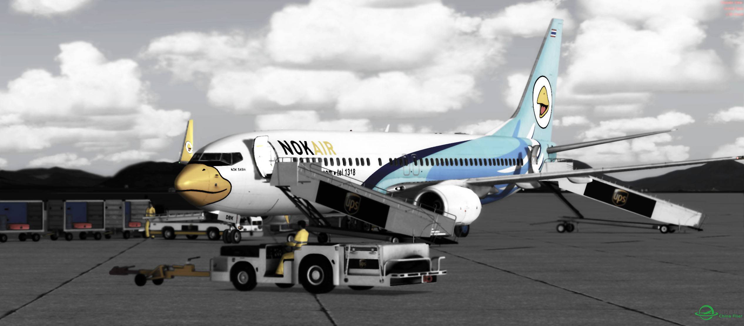 联飞 RCTP--ZGSZ 台北桃园--深圳宝安-9313 