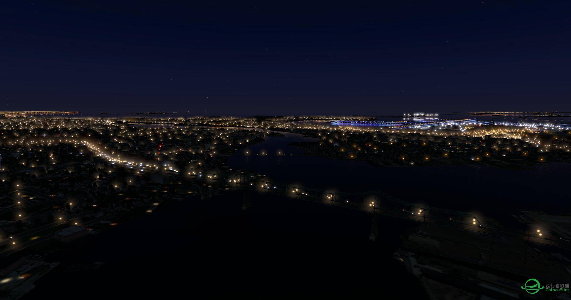 X-Plane 10 - IXEG 737 + KBOS 地景 很真实的美图-1552 